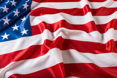 closeup karıştırdı Amerikan bayrağı