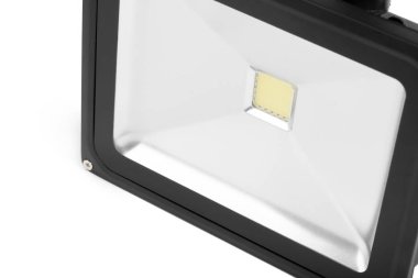 Beyaz arka plan üzerinde led ışıldak, yakın çekim