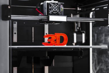3D baskı devam ediyor, yenilik teknolojileri kavramı