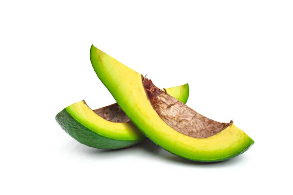 Avocado Geïsoleerd Witte Achtergrond — Stockfoto