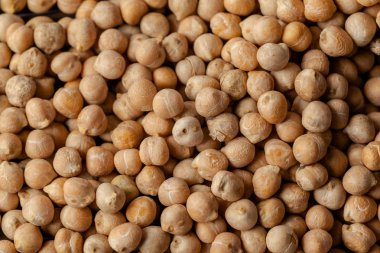 Soya fasulyesi masaya dağınık görünümü Kapat