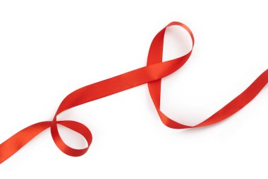 Beyaz bir arka plan üzerinde şerit