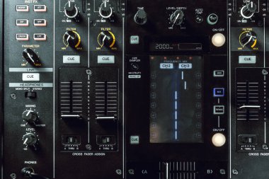 DJ ekipmanları yakın çekim