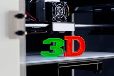 3D baskı devam ediyor, yenilik teknolojileri kavramı