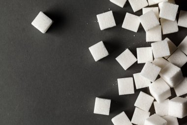 Simple background of sugar cubes clipart