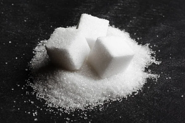 Simple background of sugar cubes