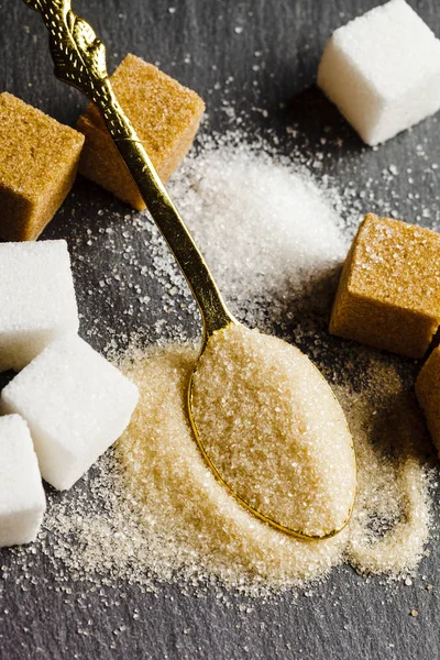 砂糖の概念 クローズ アップ — ストック写真