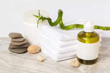 Spa ürünleri, rahat spa konsept.