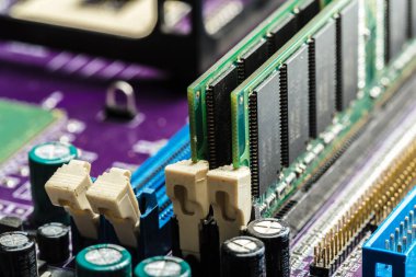Bilgisayar çipi, teknoloji ve Elektronik Sanayi.