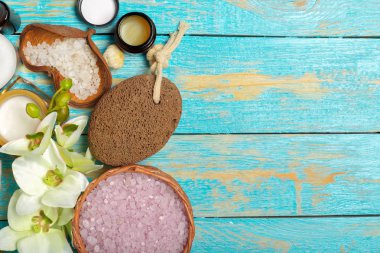 Spa arka plan kopya alanı ile