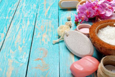 Spa arka plan kopya alanı ile