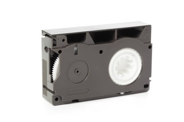  video kaset izole üzerinde beyaz zemin üzerine yakın çekim 