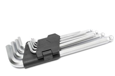 Beyaz arka plan üzerinde izole onaltılık tuşları