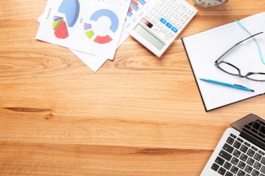 İş nesneler tablo, iş kavramı üzerinde üstten görünüm