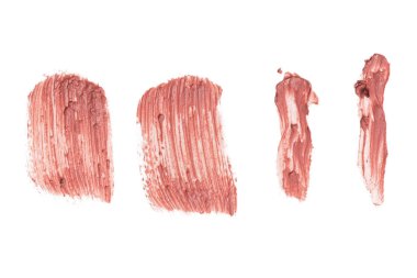 lekeli Vakfı doğal beyaz arka plan üzerinde makyaj