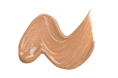 lekeli Vakfı doğal beyaz arka plan üzerinde makyaj