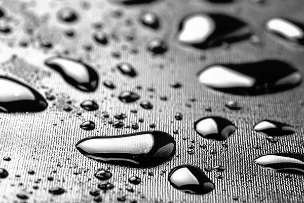Water Drops Splash Black Floor — Stock Photo, Image