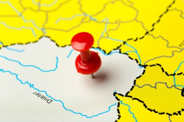 hedef noktaları bir harita üzerinde seyahat