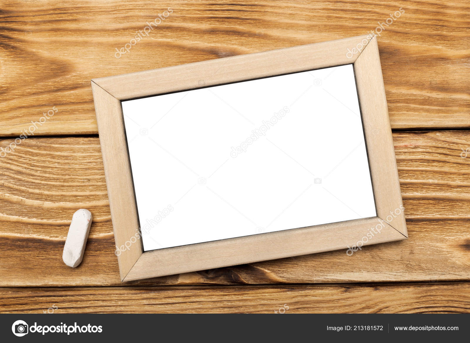 Slate Chalkboard Brown Wooden Background Stock Photo C Fotofabrika 213181572