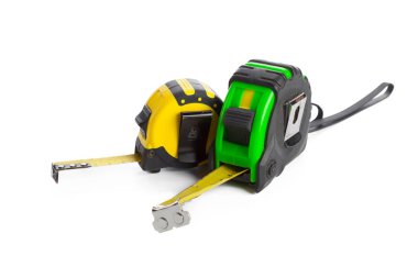 beyaz arkaplanda bant ölçüsü