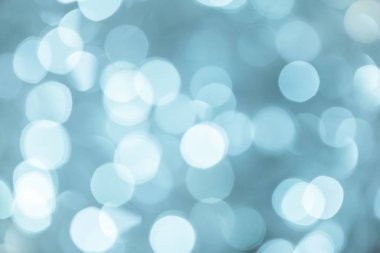 Parlak soyut bokeh mavi arka plan