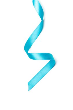 kurdele beyaz arkaplanda izole edildi