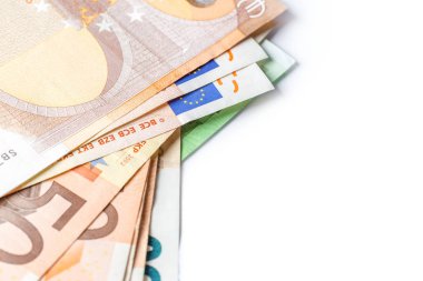 Banknot Avrupa Birliği yakın çekim