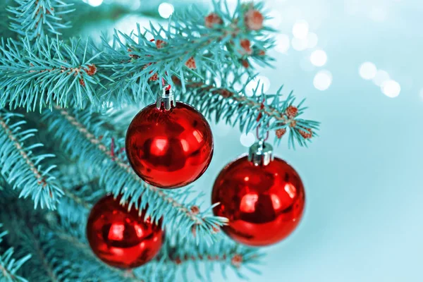 Světlý Tradiční Vánoční Dekorace — Stock fotografie