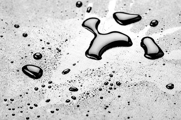 Water Drops Splash Black Floor — Stock Photo, Image