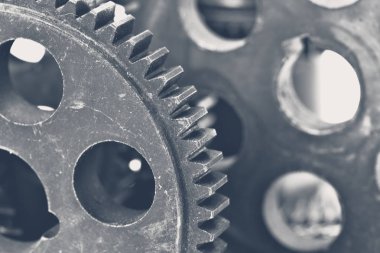 Yığın vites görünümünü yakın çekim