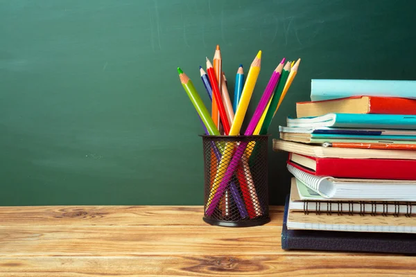 Papelaria Escolar Voltar Conceito Escola — Fotografia de Stock