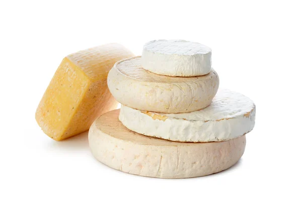 ミックス チーズは 白で隔離 — ストック写真