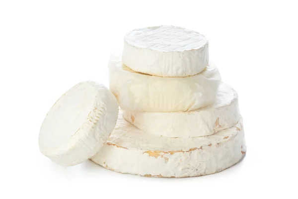 Ανακατέψτε Τυρί Που Απομονώνονται Λευκό — Φωτογραφία Αρχείου