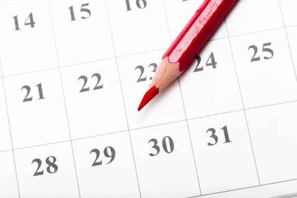 Проверьте Даты Концепции Делового Календаря — стоковое фото