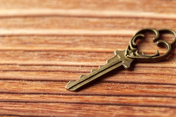 Old Vintage Key Wooden Table — Stock Photo, Image