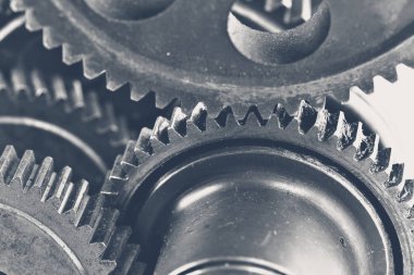 Yığın vites görünümünü yakın çekim