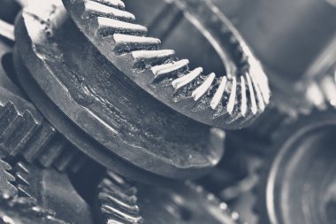 Yığın vites görünümünü yakın çekim