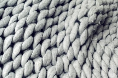 Gri dev ekose örgü