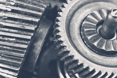 Yığın vites görünümünü yakın çekim