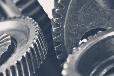 Yığın vites görünümünü yakın çekim