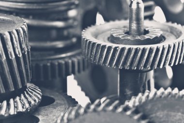 Yığın vites görünümünü yakın çekim