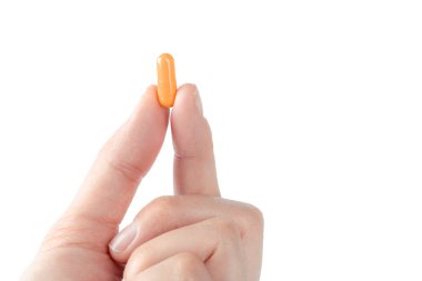 El, closeup turuncu hap