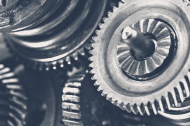 Yığın vites görünümünü yakın çekim