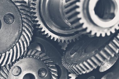 Yığın vites görünümünü yakın çekim