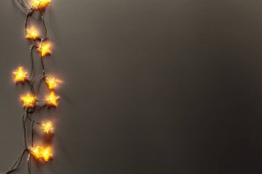 Arka planı kapat ışıkları parlayan