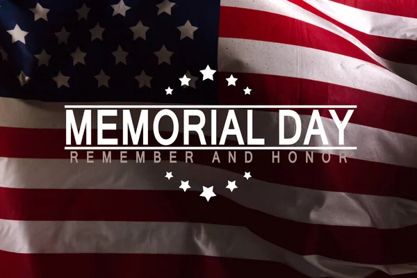 Memorial Day Background American Flag — Stock Photo, Image