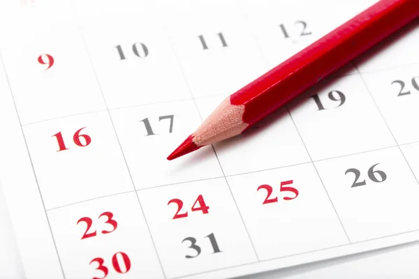 Revisa Las Fechas Concepto Calendario Negocios — Foto de Stock