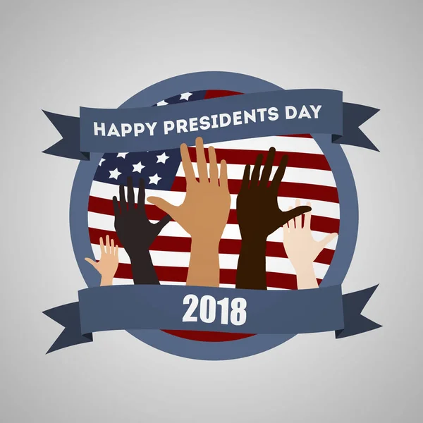 Happy Presidents Day Banner — Stock Photo, Image
