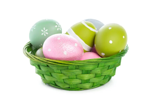 Easter Eggs Isolated White — Stock Photo, Image