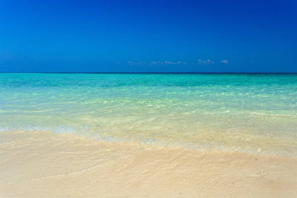 Trópusi Paradicsomban Nyugodt Seascape Horizont Nézet — Stock Fotó
